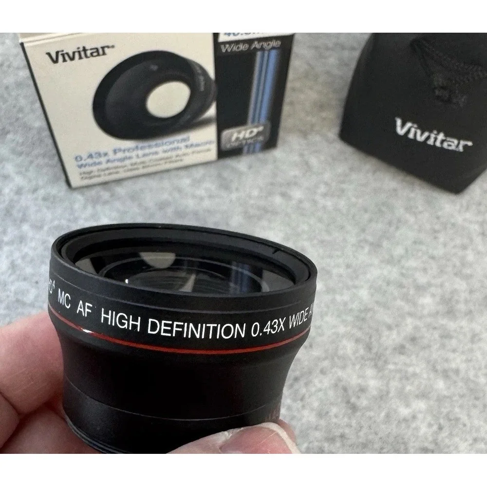 Vivitar 0.43x Professional 40.5mm Wide Angle Lens With Macro